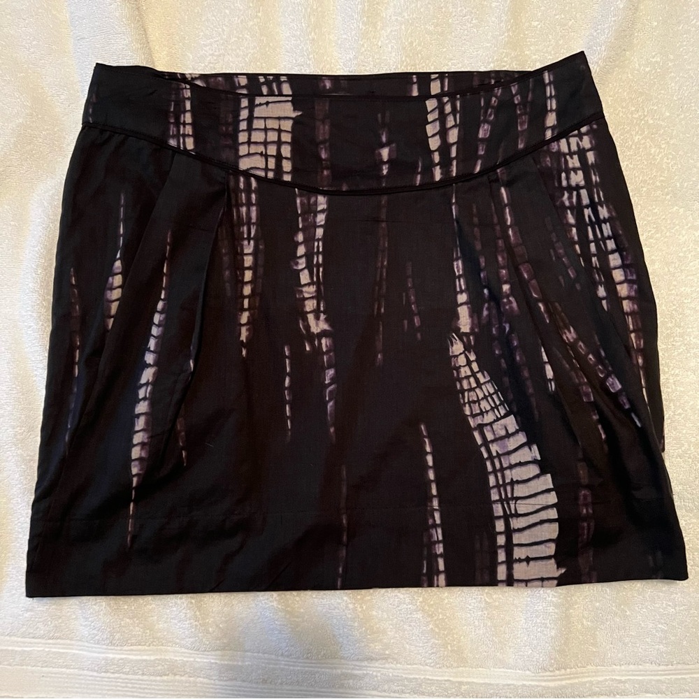 Emily and Fin printed skirt M, goth punk industrial lip service snakeskin